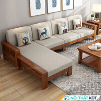 Ghế sofa góc gỗ sồi đơn giản S173