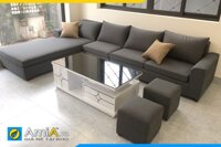 Ghế sofa góc phòng khách chung cư cỡ lớn AmiA PK200A