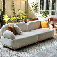 Ghế Sofa Hiện Đại Chân Gỗ Đệm Da SF-479