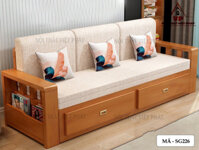 Ghế Sofa Kết Hợp Giường Ngủ Gỗ – Mã SG226