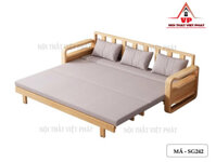 Ghế Sofa Kiêm Giường Ngủ Gỗ – Mã SG242