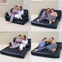 Ghế sofa lười biếng Giường sofa bơm hơi đôi gia đình Ghế sofa lười giường xếp tatami Tặng bơm hơi