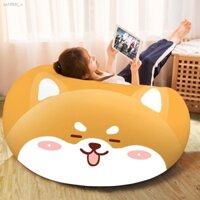 Ghế sofa lười có thể nằm và ngủ trên ban công túi đậu hạt xốp phòng bé gái bình thường Phòng ngủ trẻ em phim hoạt hình n