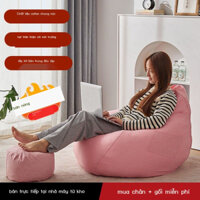 Ghế sofa lười hạt xốp hình túi đậu nhẹ nhàng thỏa mái có tác dụng massage