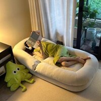 Ghế Sofa Lười Mở ra Thành Giường T5decor , Ghế Ngồi Bệt thứ giãn , Giường nằm , CÓ thể chỉnh TỰa Lưng , Ngả 180 Độ Decor