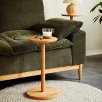 Ghế Sofa Mini, Giá Đỡ, Bàn Góc, Bàn Cà Phê Gỗ Nguyên Khối Có Thể Di Chuyển Từ Sàn Đến Sàn, Bàn Đầu Giường, Bàn Bên Tối G