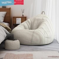 Ghế sofa nằm lười chứa đầy hạt đậu căn hộ nhỏ phòng ngủ đơn có thể tháo rời và giặt được ban công trải chiếu tatami cho