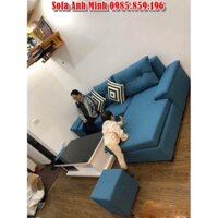 GHẾ SOFA PHÒNG KHÁCH - BỘ GHẾ SOFA DA, VẢI , NỈ (SF114)