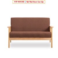 Ghế Sofa  Phòng Khách - Ghế Sofa Nỉ Khung Gỗ Thông Sang Trọng KT155cm GSF003