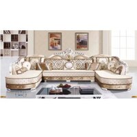 Ghế sofa tân cỗ điển chữ U nhập khẩu HHP-SFCD8817 cao cấp