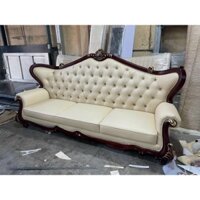 GHẾ SOFA TÂN CỔ ĐIỂN DA CAO CẤP AT16