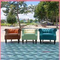 Ghế sofa tân cổ điển, sofa đơn hàng VN xuất khẩu siêu sang trọng -  bảo hành 2 năm  - sofa đơn phong cách cổ điển