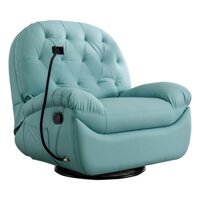 Ghế sofa thư giãn ngả cơ kèm kẹp điện thoại, da mềm mịn xoay 360 độ, ghế thư giãn kẹp điện thoại