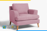Ghế sofa vải nỉ 1 chỗ ngồi đơn giản AmiA 20918 (nhiều màu)