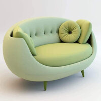 Ghế sofa xanh lá cao cấp F2