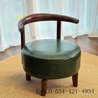 Ghế Sofa Xoay Lớn Tựa Lưng Ghế Thư Giãn Phòng Khách Retro Nổi Tiếng Trên Mạng Phòng Ngủ Đơn Ghế Tròn Gỗ Rắn Ghế Thay Già