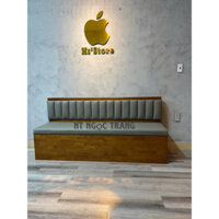 Ghế Soffa băng ngồi chờ giá xưởng - Soffa áp tường caffe - Ghế băng 1m8