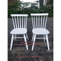 ghế song tiện ( ghế 7 nan) ghế gỗ cafe trà sữa giá rẻ ghế gỗ sơn màu