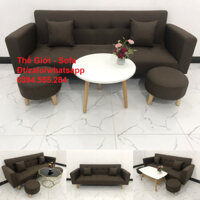 Ghế sopha salon giá rẻ, Sofa giường nhỏ gọn phòng khách Long An