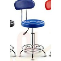 Ghế spa tựa lưng cao màu Xanh, chân inox không bánh xe