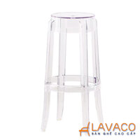Ghế stool bar trong suốt hiện đại nhập khẩu – Mã: 472