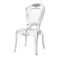 Ghế sự kiện trong suốt, ghế cafe, ghế trang điểm, ghế nhựa nhập khẩu phong cách Châu Âu TM263 không tay