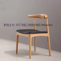 ghế sừng cafe gỗ cao su