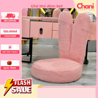 Ghế tai thỏ đệm ngồi bệt thỏ cute siêu sinh có tựa lưng cao hàng nhập khẩu cao cấp - Chani