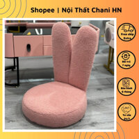 Ghế tai thỏ đệm ngồi bệt thỏ cute siêu sinh có tựa lưng cao hàng nhập khẩu cao cấp
