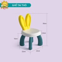 Ghế tai thỏ mua thêm cho Bộ đồ chơi Bàn xếp hình lego đa năng cho bé, nhựa ABS chắc chắn, cho bé từ 1 tuổi - Sunny Kids