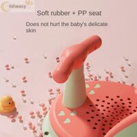 Ghế tắm cho bé EDIWANY, Ghế tắm chống trượt PP + TPE chống trượt, Thiết kế cốc hút nhiều màu Ghế tắm cho bé