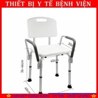 Ghế tắm cho bệnh nhân, bà bầu, người già có tựa lưng, tay vịn, tựa lưng lucass SC-98TL (SC98) - HÀNG HÃNG
