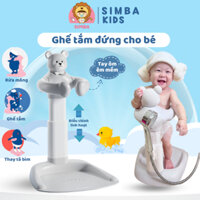 Ghế tắm đứng cho bé SIMBA công thái học, thiết kế đa năng tắm gội, thay bỉm, tập đứng điều chỉnh độ cao linh hoạt