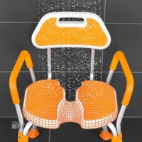 Ghế tắm SM166 cho người già, bệnh nhân, bà bầu , người khó đi lại  - có tay vịn tựa lưng chân đế chống trượt an toàn