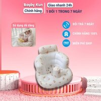 Ghế tập ngồi cho bé bằng hơi 4 tháng 5 tháng 6 tháng chống ngã an toàn cao cấp