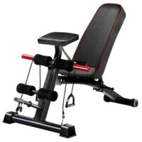 Ghế tập tạ đa năng điều chỉnh độ dốc hoangducsport KK 021D ( chưa có bánh tạ và đòn tạ) tặng ngay găng tay tập tạ