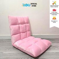 Ghế tatami, ghế lười bệt tựa lưng nệm - Có 5 cấp độ ngã lưng - Chính hãng TIDO - Hồng
