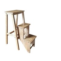 Ghế thắp hương 3 bậc Hàng Dày Ghế thang xếp bằng gỗ cao 85cm mjzzuxx