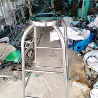 Ghế thắp nhang INOX Ống TO phi 32 mặt ghế 32 dày chắc chắn (đủ size)