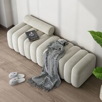 Ghế Thay Giày Ghế Dài Sang Trọng Nhẹ Nhàng Cửa Gia Dụng Ghế Dài Phòng Ngủ Cuối Giường Cảm Giác Cao Cấp Đi Giày Ghế Ngồi