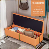 Ghế Thay Giày，Cửa Nhà Có Thể Ngồi Trong Cửa Hàng Quần Áo Để Lưu Trữ Ghế Sofa Dài，Tủ Giày Giới Thiệu Ghế Đẩu Phòng Ngủ Nổ