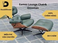 Ghế Thư Giãn Cao Cấp Eames Lounge Chair& Ottoman Gỗ Óc Chó
