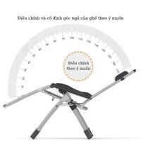 Ghế thư giãn gấp gọn, chịu tại 300kg khung hợp kim siêu dày, Ghế xếp thư giãn gấp gọn thành giường ngủ trưa văn phòng LA