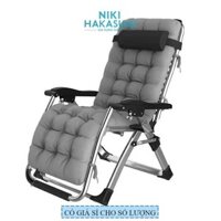 Ghế thư giãn gấp gọn, chịu tại 300kg khung hợp kim siêu dày, Ghế xếp thư giãn gấp gọn thành giường ngủ trưa văn phòng LA