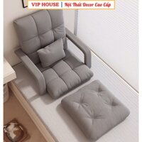 Ghế Thư Giãn Gấp Gọn Ngồi Bệt Làm Việc, Ghế Sofa Giường Thông Minh Ngả Lưng 180 Độ Nghỉ Ngơi Đọc Sách Đa Năng