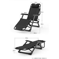 Ghế Thư Giãn Ghế Nghỉ Trưa Gấp Gọn Giường Ngủ Trưa Văn Phòng Tựa Lưng Ghế Thư Giãn Lười Giường Bãi [Đảm Bảo Chất Lượng]