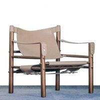 Ghế thư giãn gỗ sồi Mỹ da yên ngựa wingsfurni safari chair – SP9456