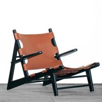 Ghế thư giãn gỗ sồi Mỹ da yên ngựa wingsfurni hunting chair – SP9461