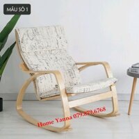 Ghế Thư Giãn Poang Rocking Chair Cao Cấp - Ghế Đọc Sách