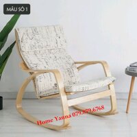Ghế Thư Giãn Poang Rocking Chair Cao Cấp - Ghế Đọc Sách